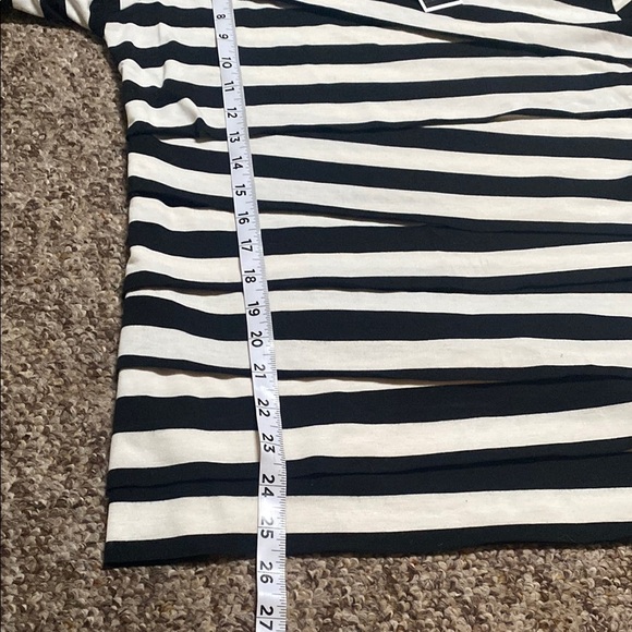 Verve Ami Black/Freesia Striped Women's Top Size XL NWT - Picture 5 of 9